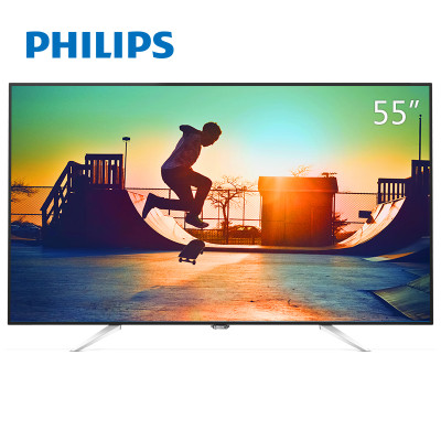 飞利浦(Philips)55PUF6631/T3 55英寸 4K超高清 舒视蓝 智能 LED平板液晶