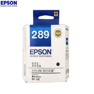 爱普生(EPSON) T289黑色打印机墨盒 适用WF-100打印机 黑色