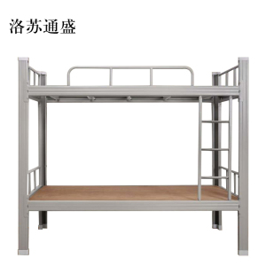 洛苏通盛铁架床钢木床宿舍床灰色加厚型2000X1000含床板常规款(标准款)