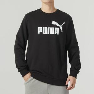 PUMA彪马卫衣男装新款宽松运动服上衣圆领休闲套头衫682722-01 ZP