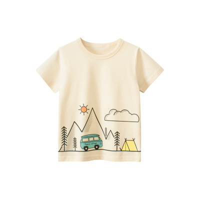 夏季新品童装跨境货源儿童短袖T恤男宝宝衣服