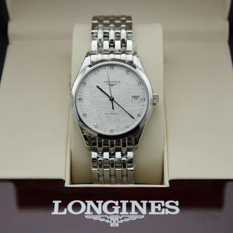 浪琴手表l25185ALL,浪琴手表l26684all 浪琴(longines)手表雅致系列钢带镶钻刻度日历自动机械女士手表l4.