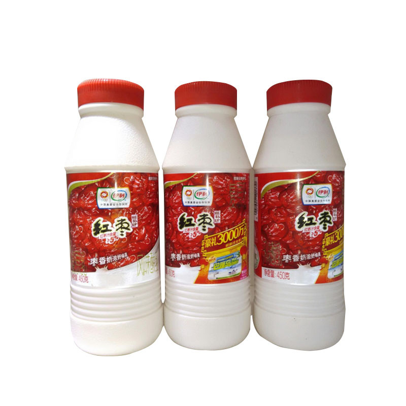 伊利红枣酸奶6瓶装 每瓶450g 伊利酸奶 牛奶乳品 产发