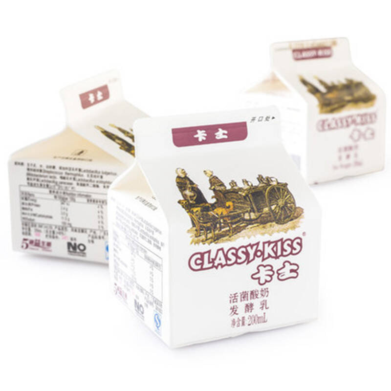 卡士 酸奶活菌奶 200mlx12盒/箱 产发