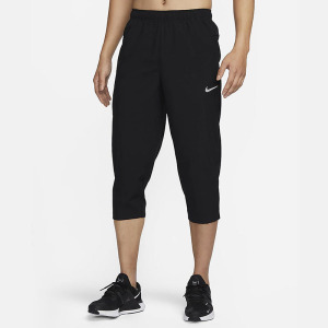 Nike Dri-FIT 纯色速干锥形训练七分运动裤 男款 黑色 FB7503-010