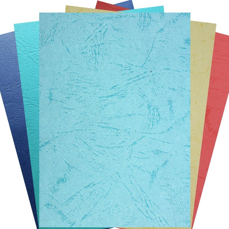 压纹纸 云彩纸档案装订财务封面封皮 封面纸(100张/包)皮纹纸 浅蓝色