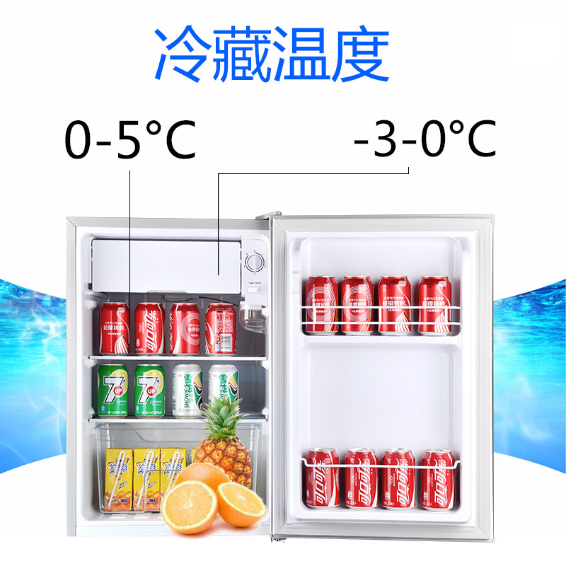 先科(sast) 小型电冰箱 家用立式单门小冰箱 节能静音 便携冷藏微冷冻