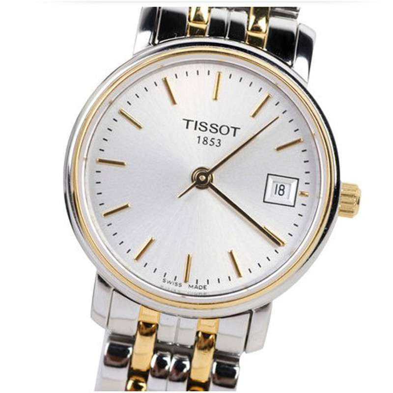 天梭tissot 经典系列石英女士手腕表 t52.2.281.31