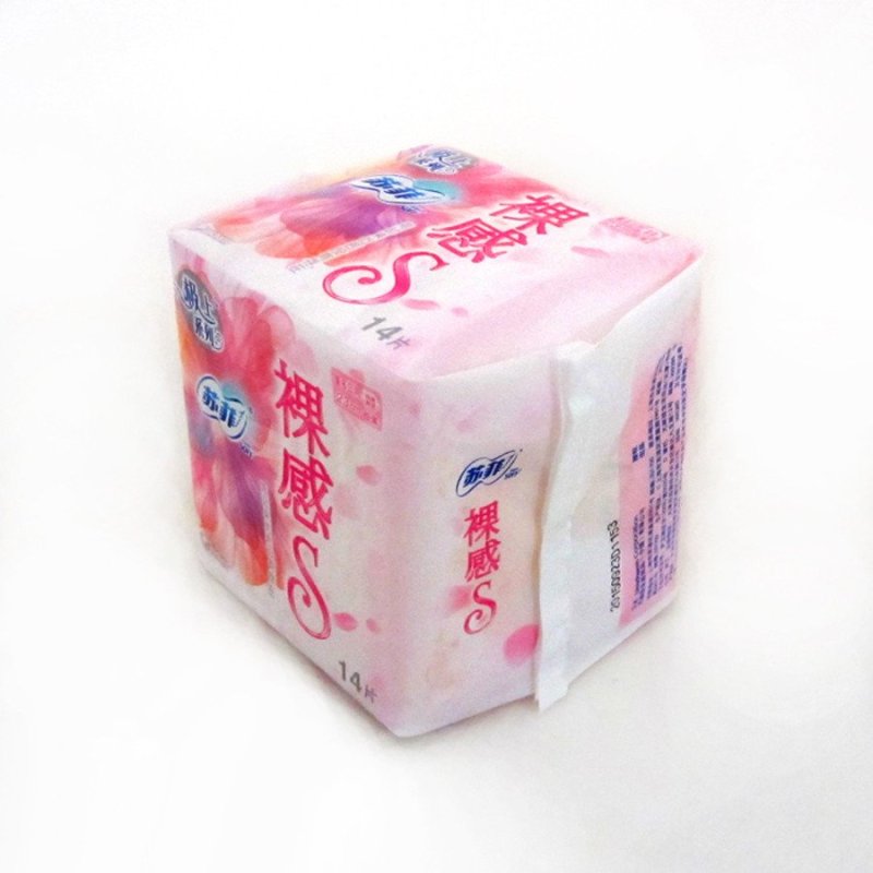 苏菲卫生巾 极上日用裸感s棉柔表层护翼230mm14片装 全国多省6包包邮