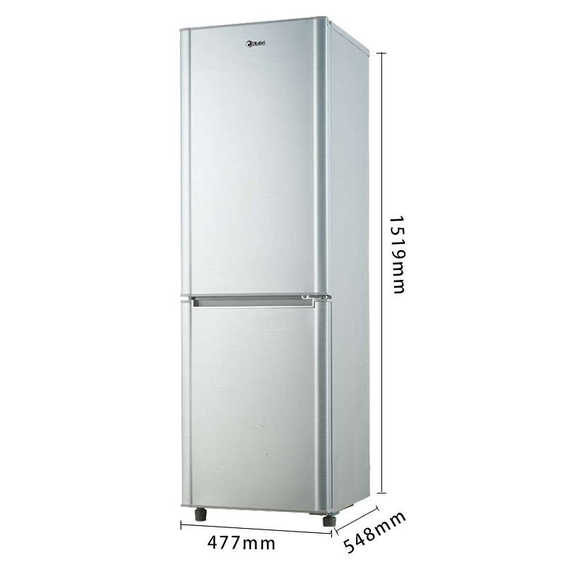 韩电冰箱bcd-188cm 188升 双门冰箱( 拉丝银)