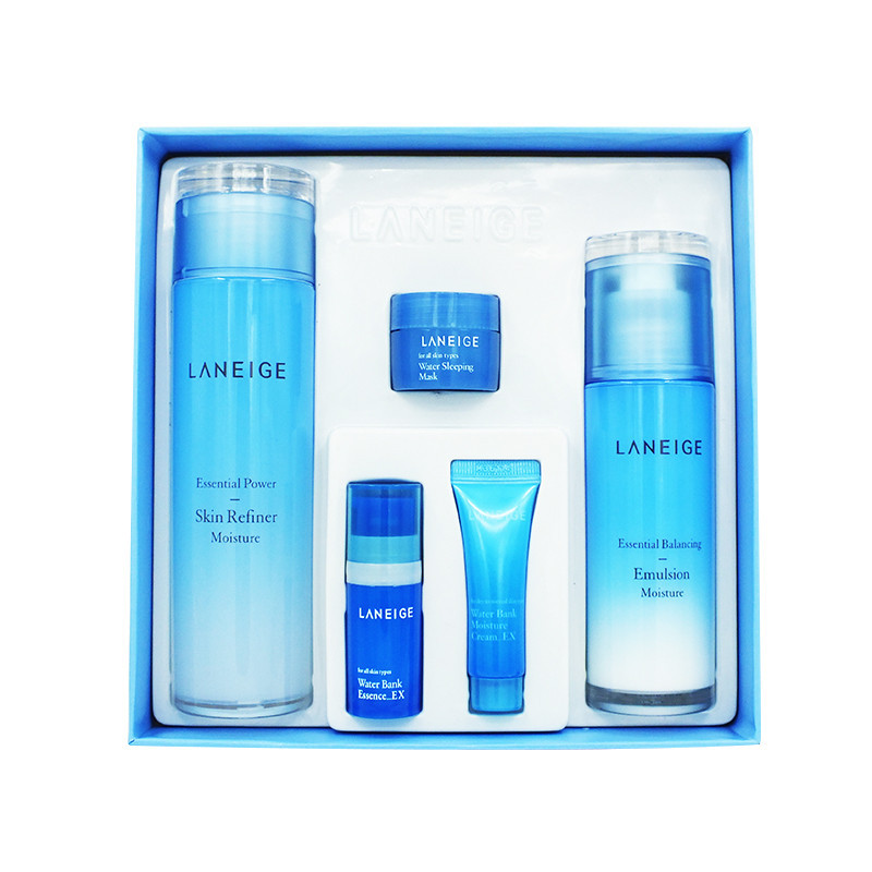 laneige 兰芝 水凝雪凝水酷水乳套装 水润活力 长效锁