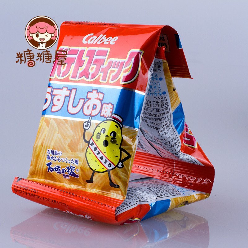 日本进口零食jagabee卡乐比薯条土豆条calbee卡乐b薯条4连包60g