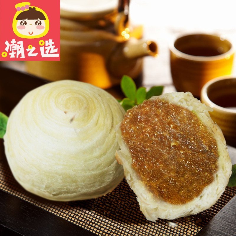 潮之选 红枣酥饼300g广东潮汕馅饼干茶点 手工烘焙糕点