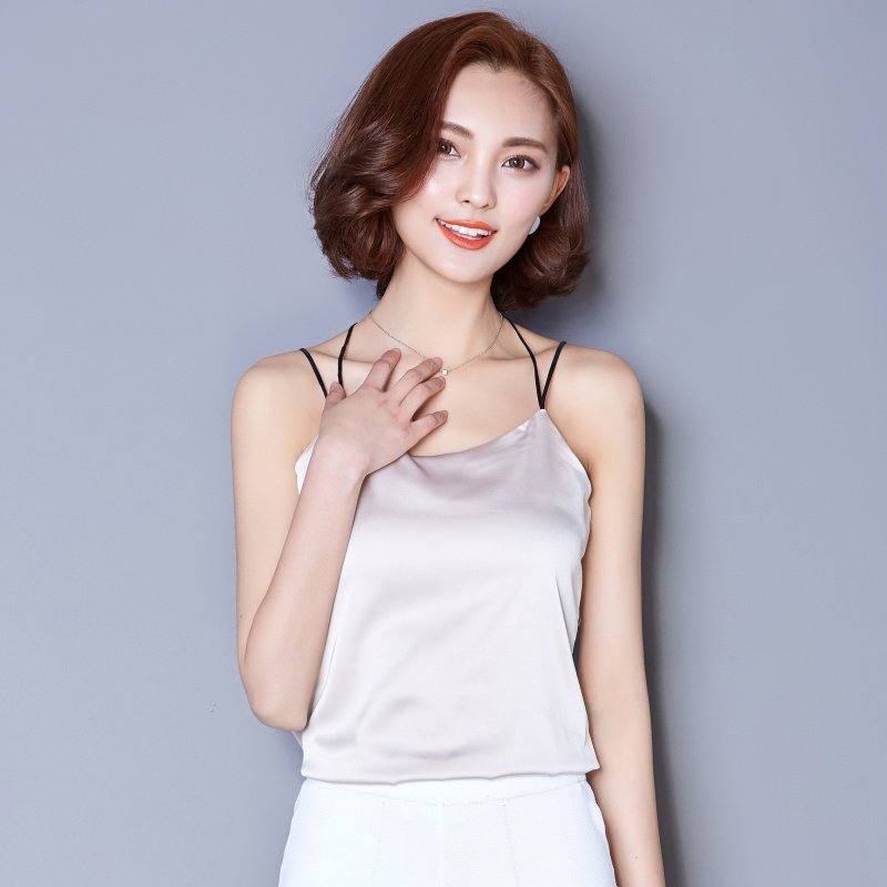 春夏内搭吊带后背交叉性感小背心上衣女