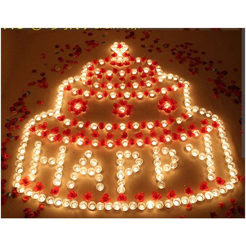 酷宝礼坊 求爱求婚表白蜡烛生日礼物女结婚纪念日 香薰蜡烛套餐生日