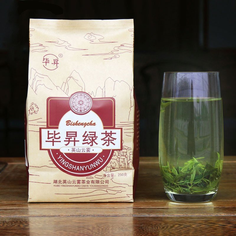 2016绿茶新茶 250g纸袋装茶叶 湖北大别山特产茶叶 英山云雾茶