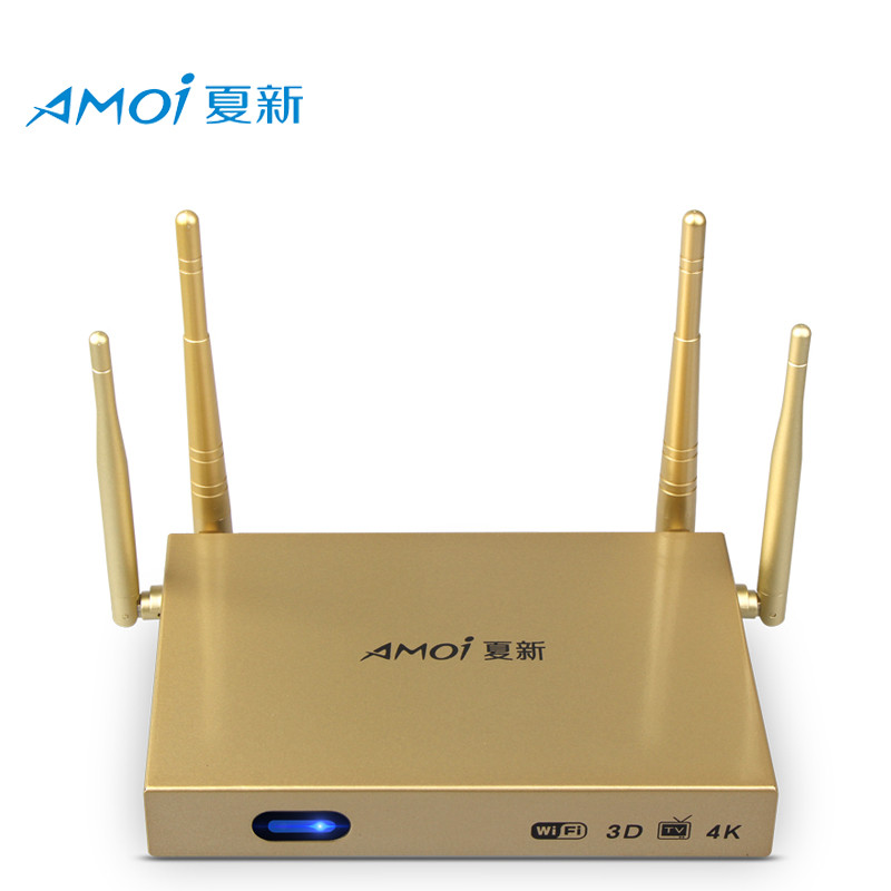 夏新(amoi)电视直播机顶盒 金属4k高清无线网络智能盒子四核数字wifi