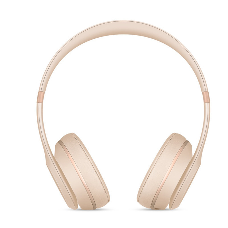 beats solo3 wireless 蓝牙耳机头戴式 无线耳机/耳麦 solo3 哑光金色