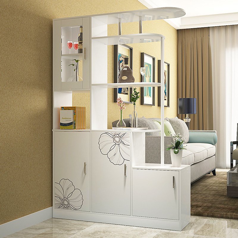 乐巴士 简约玄关柜客厅门厅柜酒柜隔断鞋柜酒架装饰柜屏风柜