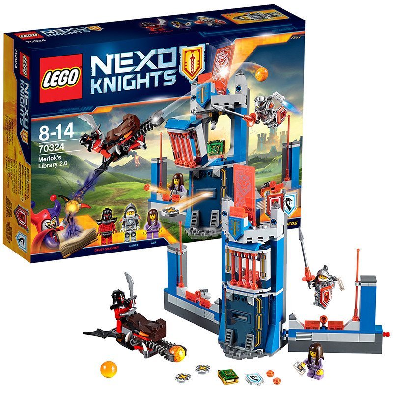 lego乐高 未来骑士团 70324 大战骑士藏书阁 lego nexo knights