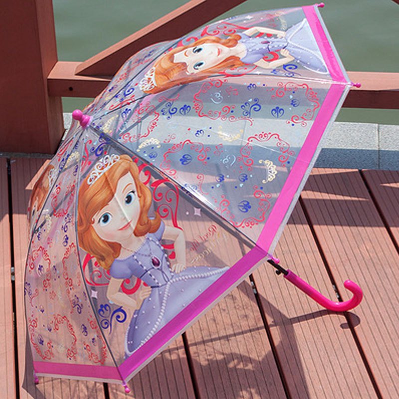 可爱卡通佩佩猪粉红猪小妹透明儿童雨伞女孩男