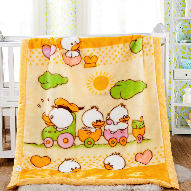 柔软儿童毯绒毯双层加厚儿童毛毯婴儿小盖毯子卡通毛毯盖毯毯子生活