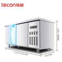 5米工作台冷冻柜冰柜保鲜柜卧式冷藏柜和海尔冷柜bc/bd-146hcd 146l
