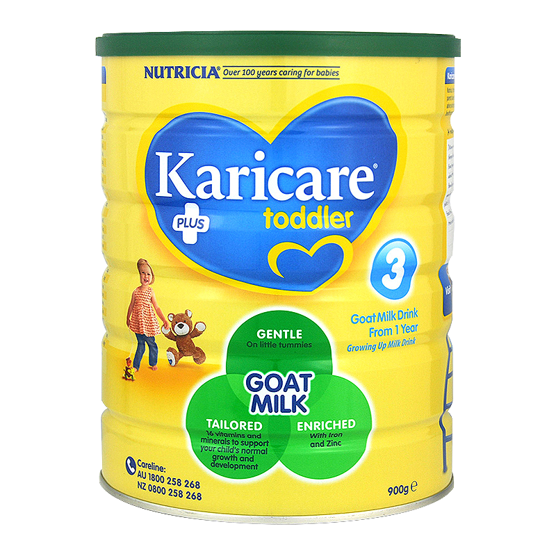 karicare 可瑞康 婴幼儿羊奶粉 3段(1岁以上) 900g/罐 新西兰原装进口