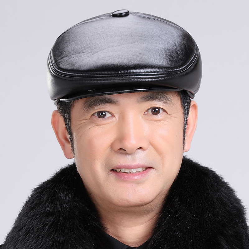 老年帽子男冬