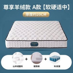 床垫弹簧软垫家用20cm厚椰棕乳胶床垫软硬适中1128
