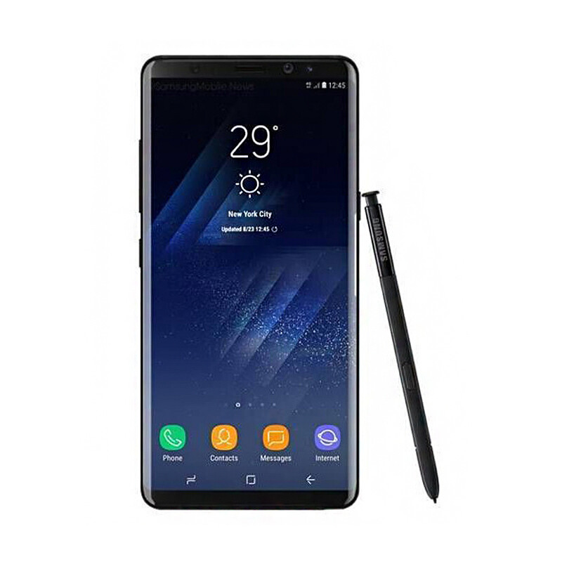 samsung三星note8双摄全面屏幕智能手机谜夜黑6gb64gb全网通4g港版