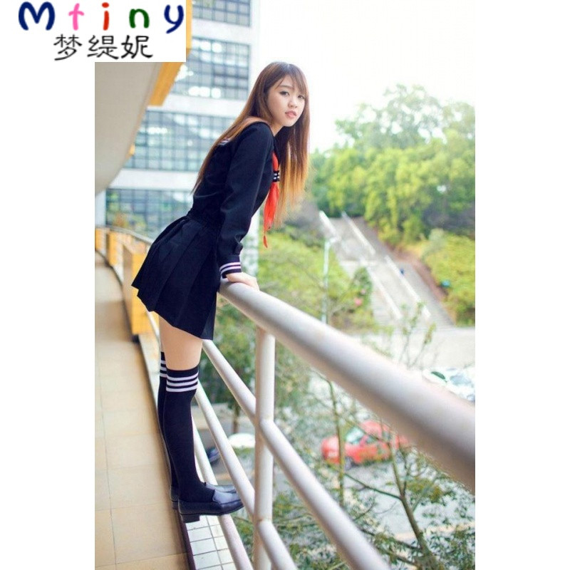 mtiny少女水手服cosplay动漫女装日系女学生校服英伦海军风cos套装