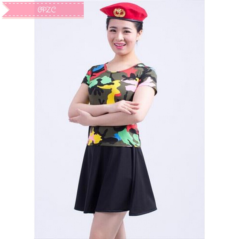 OPZC云裳广场舞蹈服装水兵舞蹈服装套装跳舞