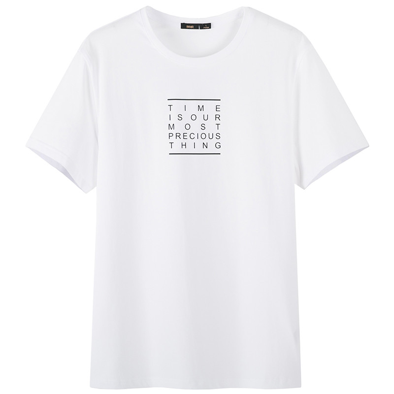 818款短袖T恤男士2017夏季新款白体恤男圆领
