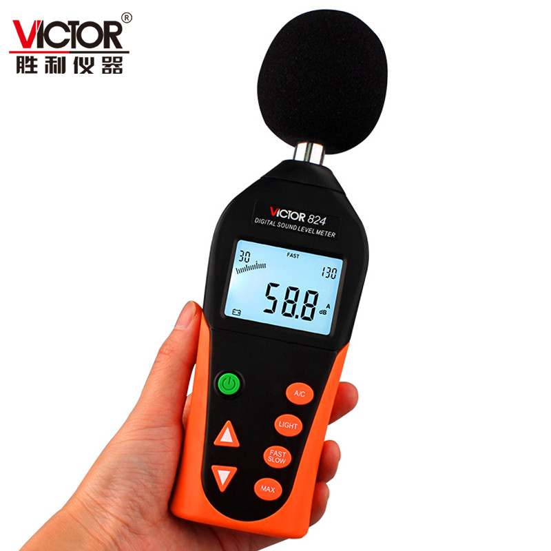 仪器(victor) 数字噪音计 分贝仪 声级计 音量计 噪声计 声音测试仪
