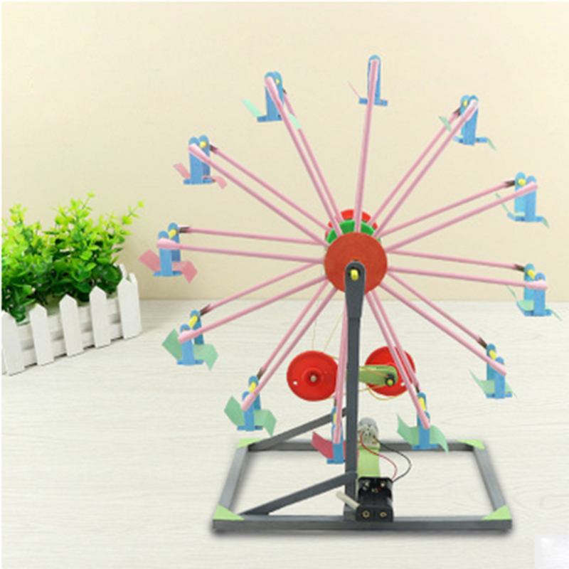 智扣 摩天轮中小学生男女孩手工科技小制作发明diy材料科学实验玩具