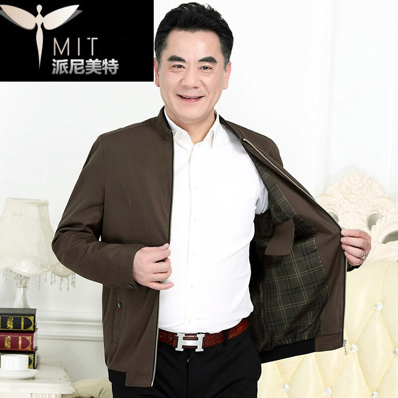 爸爸秋装中年男装外套40岁50秋季薄款中老年