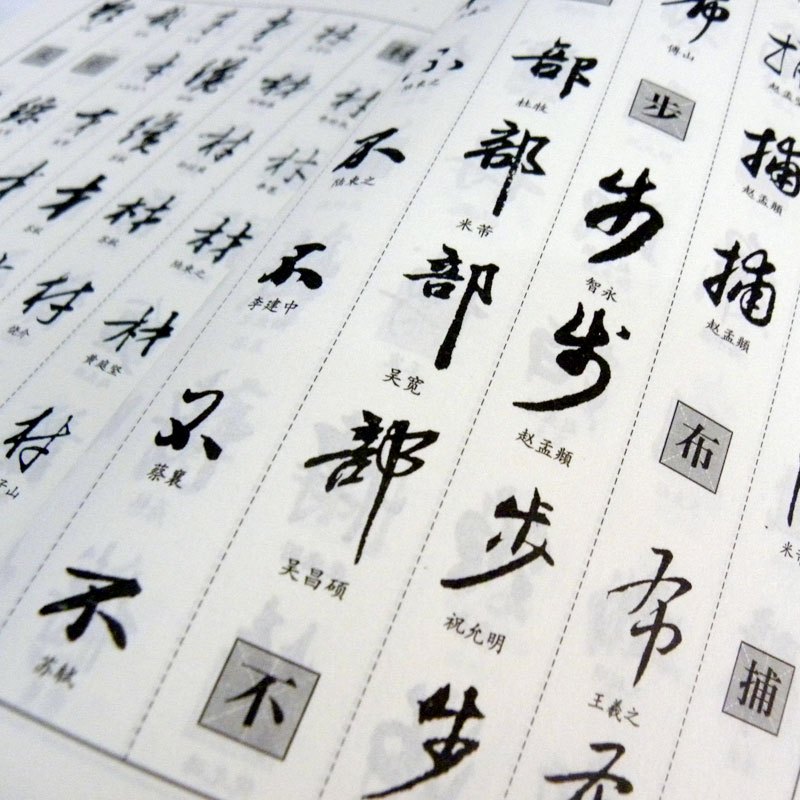行书字典 新编行书字汇实用查阅硬笔毛笔中国行书书法字典书画家bi备