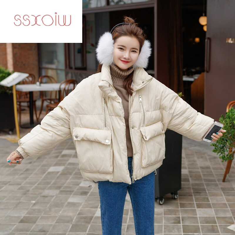 ssxoiw2017冬新款韩版棉服女短款学生宽松面