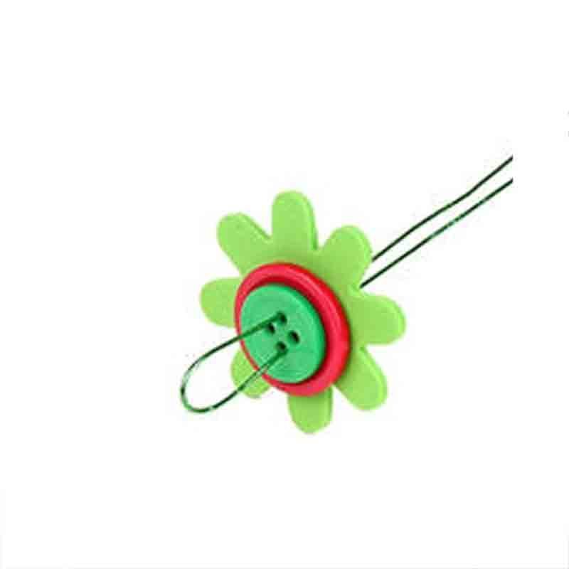 home toys 22329纽扣花diy手工制作材料包幼儿园儿童手工创意玩具