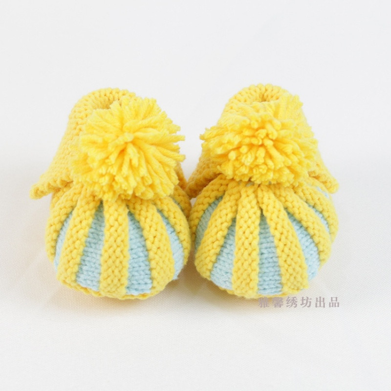 新款婴儿编织毛线梅花鹿宝宝造型帽子手工帽套