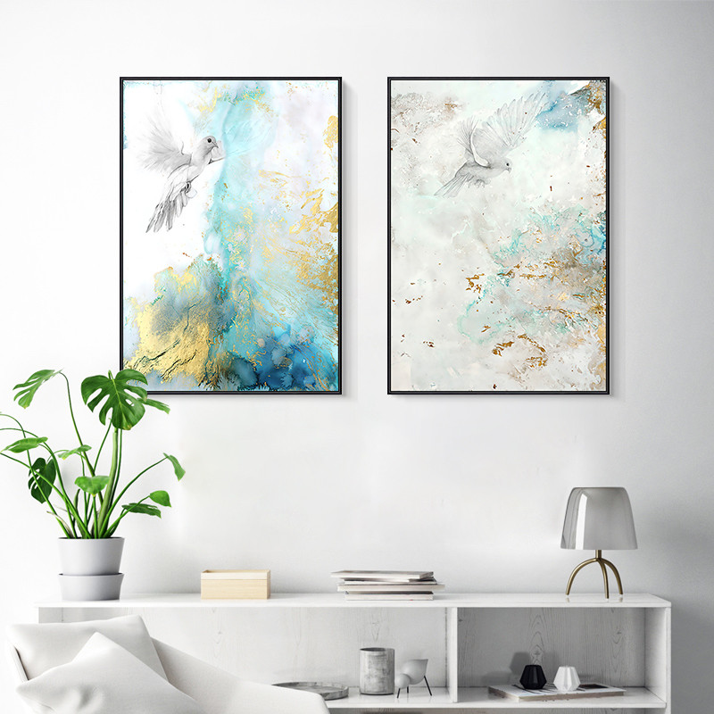 追风 简约现代客厅装饰画抽象油画餐厅玄关书房挂画