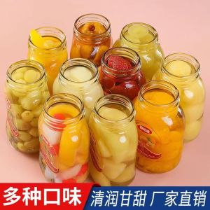 水果罐头混合装一整箱什锦黄桃橘子梨葡萄草莓零食批发