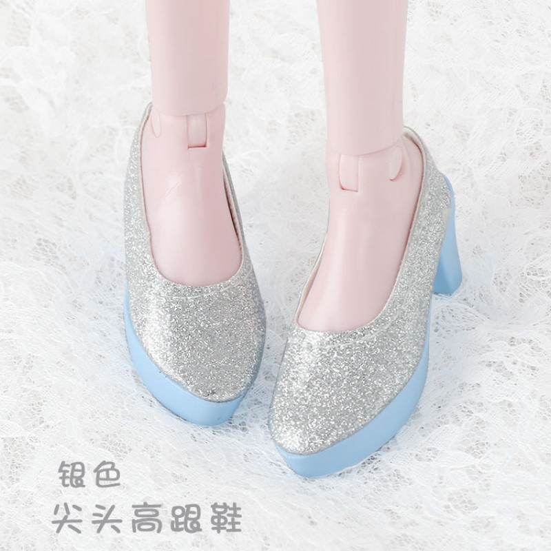促销50cm叶罗丽娃娃鞋子冰公主夜萝莉bjd/sd高跟鞋马丁靴换装运动