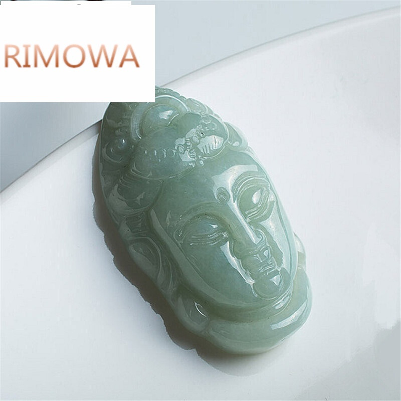 rimowarimowa翡翠佛头挂件 吊坠玉坠女 送朋友 生日礼物