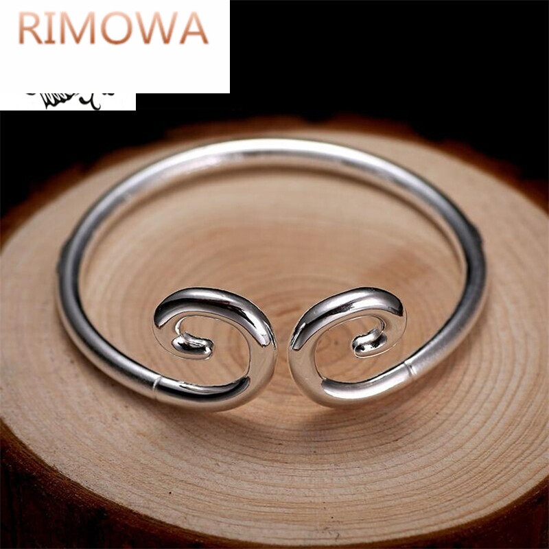 rimowarimowa紧箍咒手镯足银手镯男女情侣款孙悟空金箍棒银镯子 重约