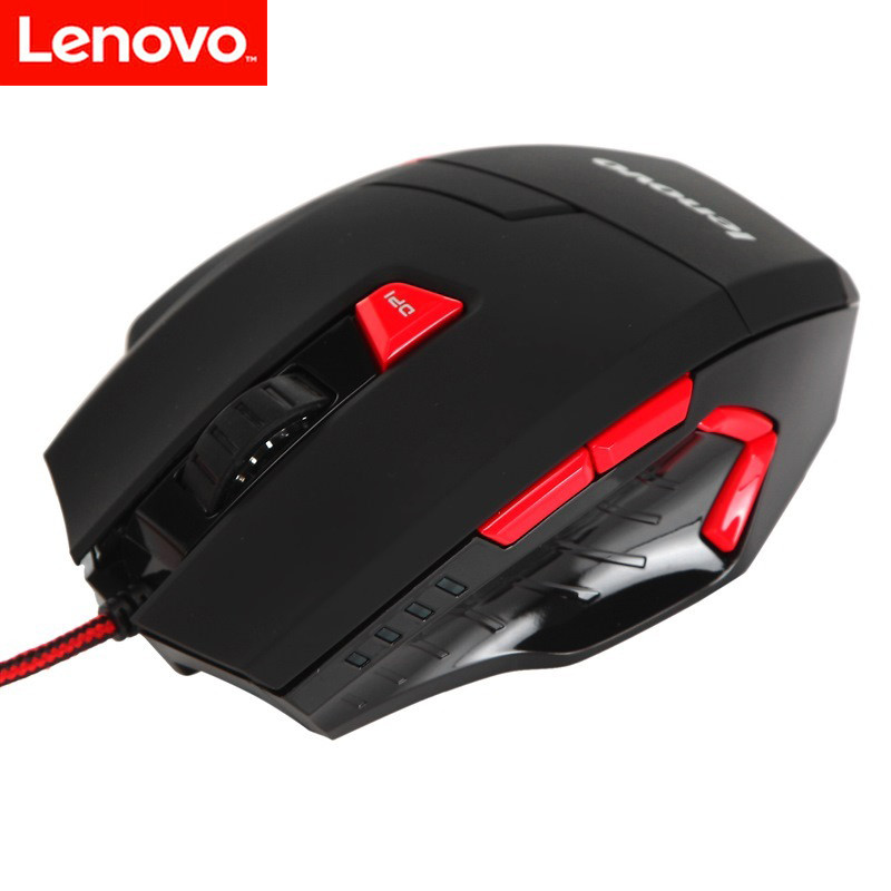 lenovo/联想 m600原装有线鼠标 usb游戏鼠标可调节lol版鼠标多功能