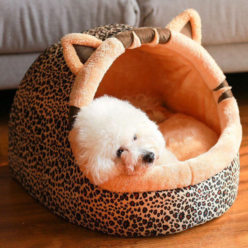 宠物换鞋凳可拆洗四季宠物房子木制宠物窝收纳狗窝猫窝兔笼