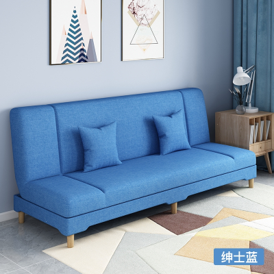 阿斯卡利沙发小户型客厅沙发床折叠两用简易出租房用经济型懒人布艺小沙发
