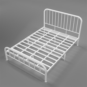 定制铁艺床阿斯卡利双人床1.5米铁架床单人床1.2米欧式铁床出租房床简约现代